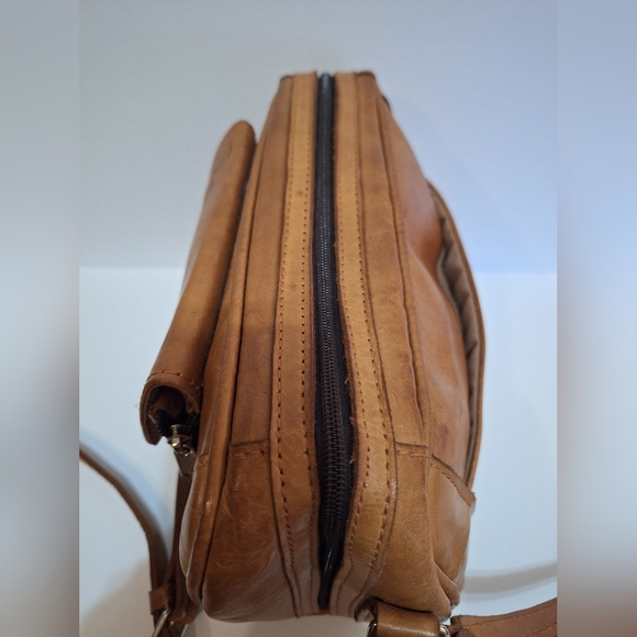 Vintage Tooled Leather Purse Grants Natural - Picture 5 of 16